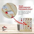 thumbnail image 3 of Mr. Chips Jam-Proof Fingertip Slide Bingo Cards with Sliding Windows - 10 Pack in Tan, 3 of 9