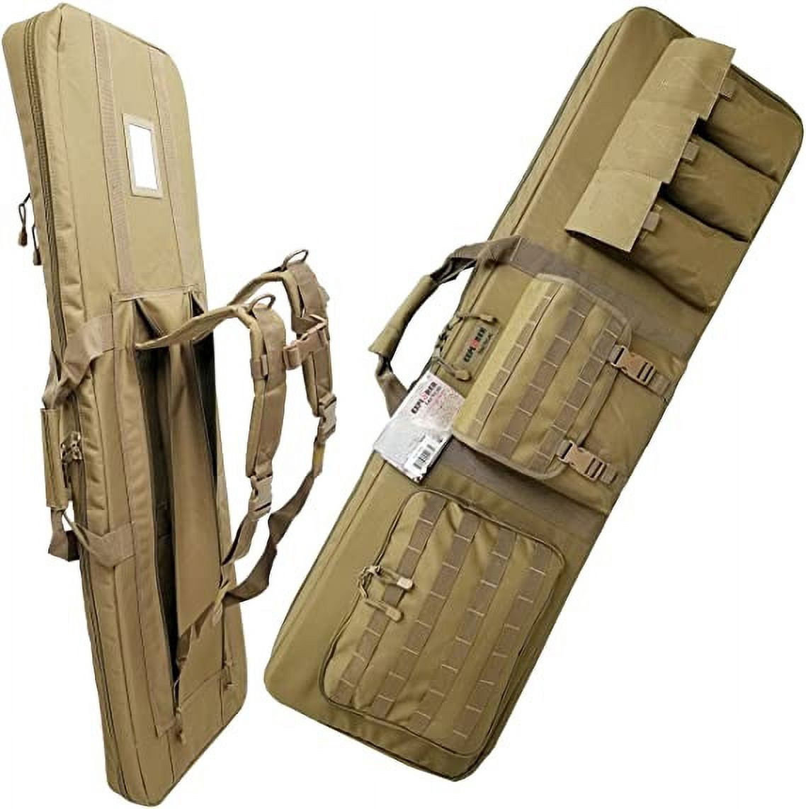 Explorer Large 42" 3 Soft Carry Case with Shooting Mat, Coyote Tan