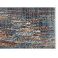 thumbnail image 5 of HR Bohemian Chic Vintage Distressed 8 x 10 Area Rug Floorcover Leno Weave Abrash Design Novelty Rug Rust and Multi Color, 5 of 6