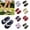Blue, variant on Gyujnb Kids Cartoon Print Flip Flops Elastic Strap Non- Water Friendly Summer Beach Shoes,3-4 Years