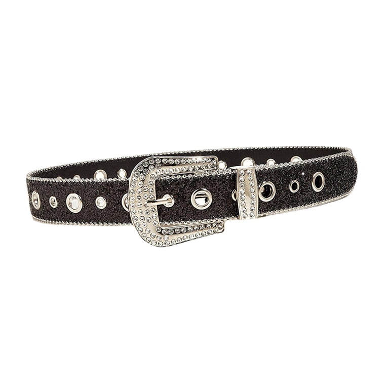 Fashion Women Belt Casual Waistbelt Sparkling Adjustable  display picture 1