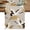 Beige, variant on White Crane Table Runner, Golden Chinese Auspicious Clouds Vintage Beige Washable Cotton Linen Table Runners 36 Inches Long, Dresser Scarf Runner for Nightstand/End Tables/Round Tables 13''x36''