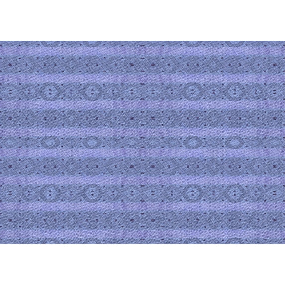 Ahgly Company Machine Washable Indoor Rectangle Transitional Sky Blue Area Rugs, 2' x 4'