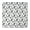White-72, variant on Waterproof Square Tablecloth Fitted with Elastic Edge, Features Retro Hawaiian Floral and Palm Inspired Designs, Durable Vinyl with Backing for Secure Fit and Table Protection