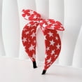 thumbnail image 2 of kaondbfi Summer Patriotic Accessories 250th Anniversary Usa Headbands for Women 4th of July Bow Headband and Stripes Bunny Ear Headband Patriotic Holiday Dress Up Accessories, 2 of 5