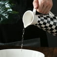thumbnail image 3 of Callipe 400/800ml Ceramic Oil Dispenser Bottle Dust-proof Design Handmade Ceramics Oil Can for Kitchen Cooking Olive Oil Soy Sauce Vinegar Cruet Storage Jar Hotel Art, 3 of 8