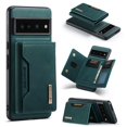 thumbnail image 1 of SaniMore Case for Google Pixel 8 Pro, Retro PU Leather Case Soft TPU Inner Detachable Magnetic Folding Card Pocket Flip Kickstand Anti-drop Shockproof Protectiive Cover For Google Pixel 8 Pro, Green, 1 of 11