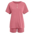 thumbnail image 4 of UAYOTSE Short Sets for Women Summer Sweat Suit for Women 2 Piece Set Short Sets Summer Leisure Suit Loose Tracksuit,Sizes XL, 4 of 5