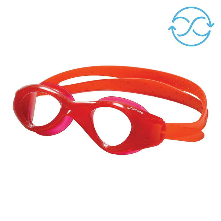 Red on sale swimming goggles