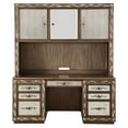 thumbnail image 2 of ACME Orianne Computer Desk and Hutch in Antique Gold, 2 of 10