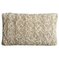 thumbnail image 3 of SAFAVIEH Chunky Knit Geometric Pillow, 12" x 20", Stone/Natural, 3 of 5