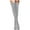 Grey, variant on HNMKIU Elegant Lace Knit High Thigh Stockings for Women and Girls Long Warm Knee Socks Over The Knee Thermal Stockings Black,One Size