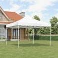 thumbnail image 2 of 10x10ft Pop Up Canopy, Heavy Duty Instant Tent with Wheeled Carry Bag, All Season Commercial Sun Shelter, Portable Canopy Shelter for Patio, Backyard, Bench, Garden, 2 of 6