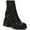Black, variant on Circus By Sam Edelman Kia Sequin Dark Punk Pink Lace Up Side Zipper Ankle Boots (Dark Punk Pink, 6.5)