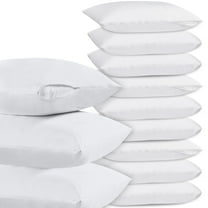 Linteum 100% Cotton King Size Zippered Pillow Protector (12-Pack, 20x36 inches) 200 TC