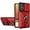 Red, variant on Case for Samsung Galaxy A32 4G (Not 5G) with Card Holder, Heavy Duty Protection Phone Case with Magnetic Ring Kickstand Slide Camera Cover for Samsung Galaxy A32 4G LJK Black