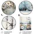thumbnail image 3 of Designart "Winter Wonderland Alaska I" Landscapes Metal Wall Art Prints, 3 of 5
