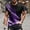 Purple, variant on Men's 3D Graphic Tees Casual Printed Short Sleeve T Shirts Crew Neck Summer Workout Shirts Tops for Daily Life