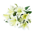 thumbnail image 4 of Mdesiwst Artificial Flower No Watering Anti-fading Ornament Bouquet Fine Workmanship Artificial Plant Flower, 4 of 7
