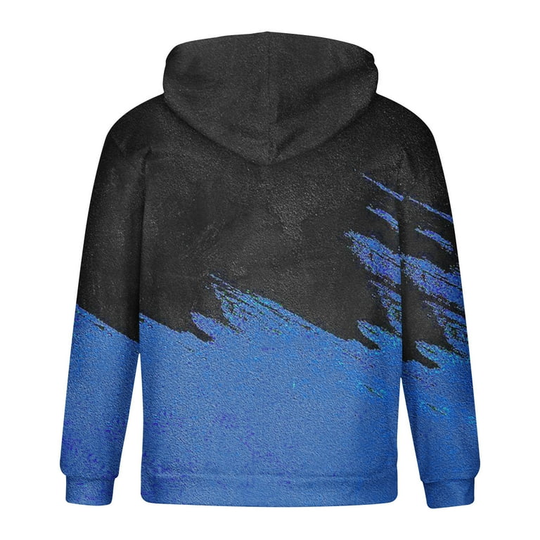 Graphic Hoodies for Men with Front Pocket 3D Printed Funny Hooded