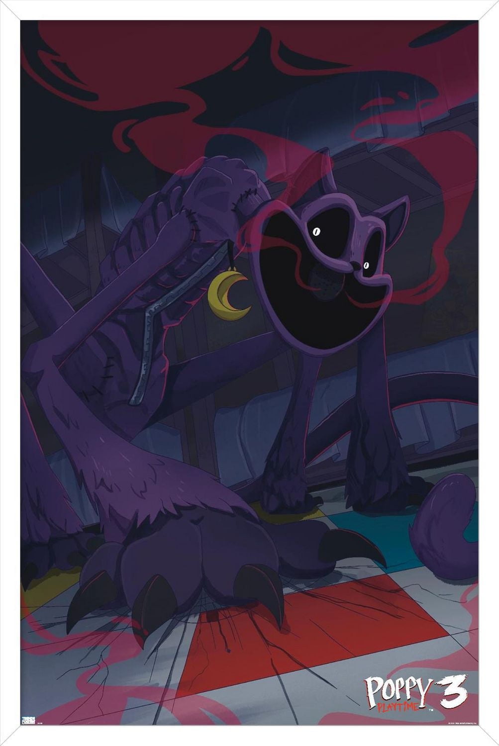 Poppy Playtime: Chapter 3 - CatNap Wall Poster, 22.375" x 34"