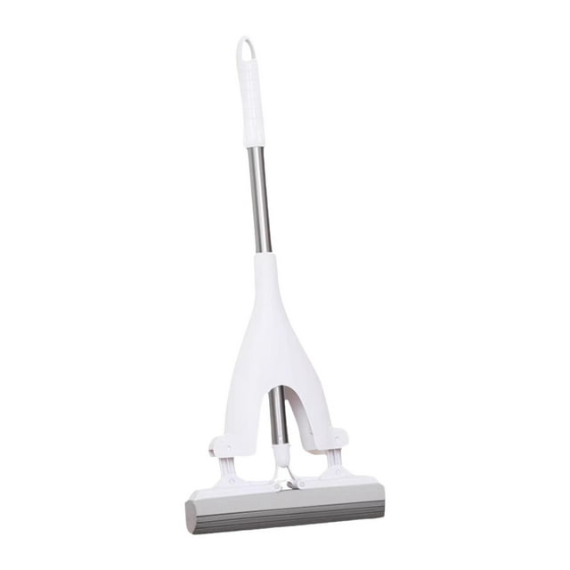 Mini trapeador portátil, trapeador corto autoapretable, cepillo de limpieza pequeño, herramienta corta con mango apretable, para hogar y oficina