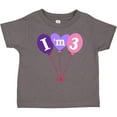 thumbnail image 3 of Inktastic 3rd Birthday Balloons 3 Year Old Girls Toddler T-Shirt, 3 of 5