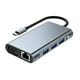 thumbnail image 2 of Adaptador Divisor Múltiple XWSHYW Rojo Tipo C 7 En 1 con Pd Vga Rj45 1Xusb3.0 2Xusb2.0, 2 of 6
