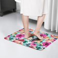 thumbnail image 4 of Pioneer Flower Floral Print Flannel Non Slip Door Rugs,Washable Door Mats Indoor,Decorative Door Mats,Dirt-Resistant and Absorbent Doormat for Entrance,Bedroom,Kitchen,Bathroom,31.5"x17", 4 of 4