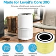thumbnail image 3 of Peggybuy Filtre Purificateur d'Air pour Levoit Core 300-RF Pièce de Rechange (Jaune), 3 of 7