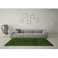 thumbnail image 3 of Ahgly Company Indoor Rectangle Abstract Green Modern Area Rugs, 7' x 10', 3 of 4