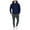 Navy, variant on UVEASISHA Fall Outfits for Men Fleece Lined Oversized Hoodie Sweatshirts and Sweatpants Sets Solid Color Casual Loose Sweatsuits Set with Pockets Red XXL