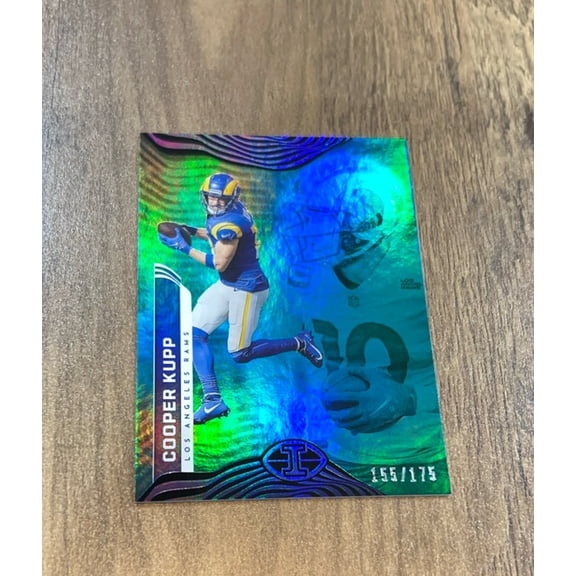 Cooper Kupp 2022 Panini Illusions Trophy Collection Teal 54 trading card