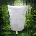 thumbnail image 4 of Xinyolin Plant Cover Drawstring Design Keep Warmth Non Woven Fabric Winter Fruit Tree Against Cold Frost Cover for Courtyard, 4 of 7