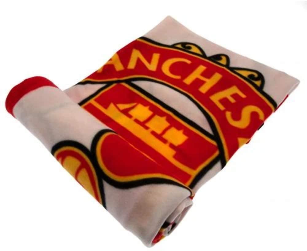 Manchester United FC Established Fleece blanket 50% Off RRP RRP £40 