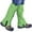 Green, variant on 1pair Leg Gaiters, Waterproof Hiking Gaiters with Upgraded Rubber Foot Strap, Fabric Waterproof Boot Gaiters for Hiking Walking Climbing Skiing ﻿