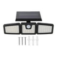 thumbnail image 2 of Luz del sensor de MoviNo al Aire Libre, Inalámbrica 120 Gran Gran Angular Iluminación IP65 Luz de Seguridad Impermeable con tornillos para Jardín de porche, 2 of 7