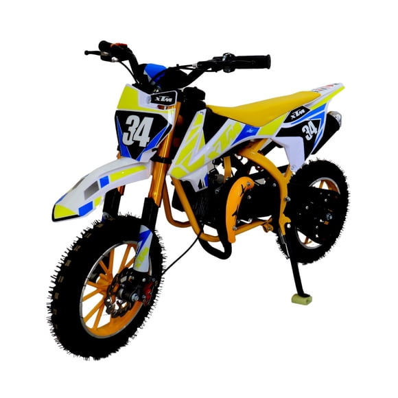 Motocicleta Infantil Shahoma NTS01 Premium XTM Motocross 49cc Amarilla