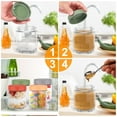 thumbnail image 7 of FUYGRCJ 4PCS Overnight Oats Jar, 16oz Overnight Oats Container with Sealed Lids, Clear Glass Fruit Yogurt Storage Containers, Airtight Seasoning Storage Jar, 7 of 7