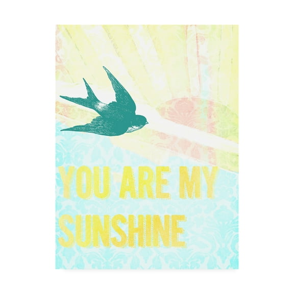 Trademark Fine Art 'My Only Sunshine I' Canvas Art by Studio W