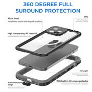 SHELLB0X For iPhone 15 Pro 6.1 inch Case Waterproof Heavy Duty MagSafe Magnetic Rugged Underwater Cover