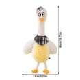 thumbnail image 3 of YaoZQ Extra Large Yellow Squeaky Dog Toy Giant Plush Chew Doll for Medium Large Breeds Interactive Tug of War Stuffed Animal Anxiety Relief 18 Inch, 3 of 6