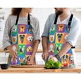 thumbnail image 3 of Yehwow Various Breed Pet Dog Collection Bib Apron For Kitchen BBQ Gardening With Adjustable Neck Strap 27x31 Inch, 3 of 4
