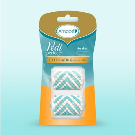 Amope Pedi Perfect Electronic Foot File Exfoliating Brush Refills (2 refills)
