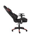 thumbnail image 2 of Chaise de jeu Zalman, noir/rouge, 2 of 7