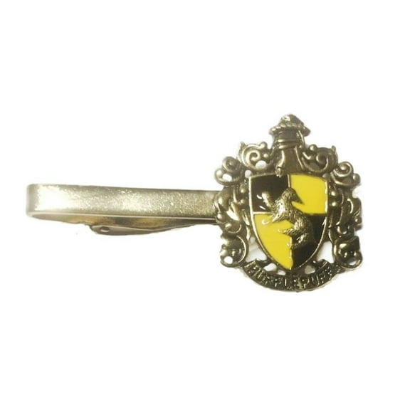 Harry Potter Hufflepuff Themed Symbol Enamel Metal Tie Clip