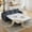 81.5" Queen Dark Gray, variant on FFH 81.5" Convertible Sofa Bed, 2-in-1 Queen Sleeper Sofa, 3 Seater Pull Out Sofa Bed with 3.35 inch Memory Foam Mattress, Brown