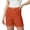 Orange Shorts Women, variant on Pxxlle Shorts for Women with Pockets Casual Summer High Waisted Shorts Solid Color Bermuda Shorts Orange L