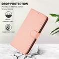 thumbnail image 3 of Designed for Samsung Galaxy A26 5G Case Wallet, Women Men Flip Folio Cover with PU Leather Stand Credit Card Holders Slots Wrist Strap Magnetic Closure Phone Case for Samsung Galaxy A26 5G - Pink, 3 of 13
