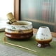 thumbnail image 3 of de té japonés Matcha, tazón de té, de té, de té y soporte para de té para utensilios de cocina y Gadgets, salón de té F pintura de paisaje Yotijar batidor de matcha, 3 of 7